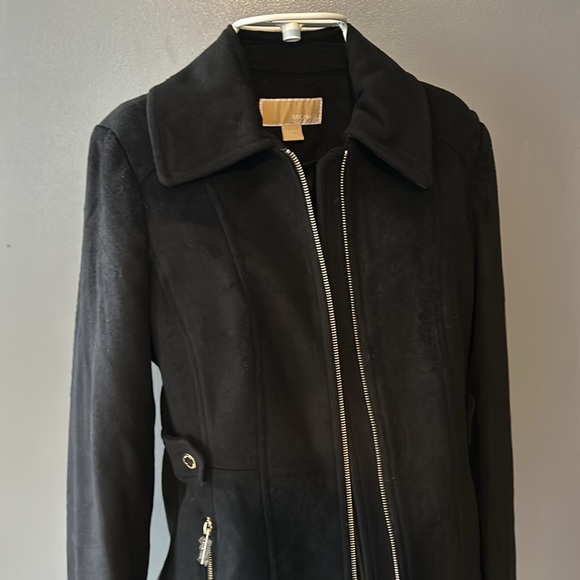 NWT MICHAEL MICHAEL KORS Wool Blend Zip-Front Coat - Picture 10 of 12